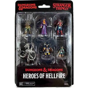 WizKids D&D Stranger Things Heroes of Hellfire Miniatures 6 Pack Sealed 2025 New
